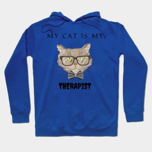 My Cat Is My Therapist Hoodie